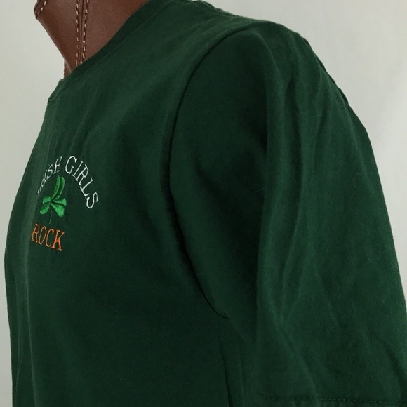 Irish Girls Rock Shamrock Embroidered St. L - Picture 4 of 7